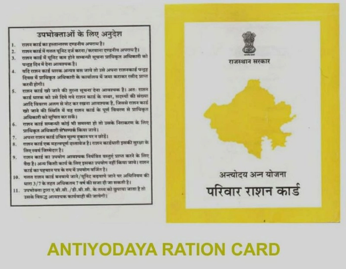 Antyodaya Ration Card